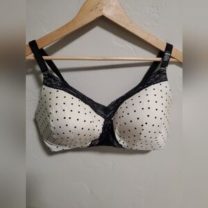Torrid Black and White Polka Dot Bra